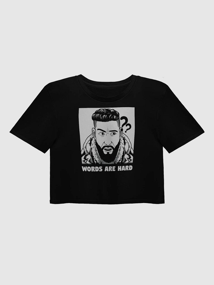 [Limited Edition] Words Are Hard Crop Top product image (1)
