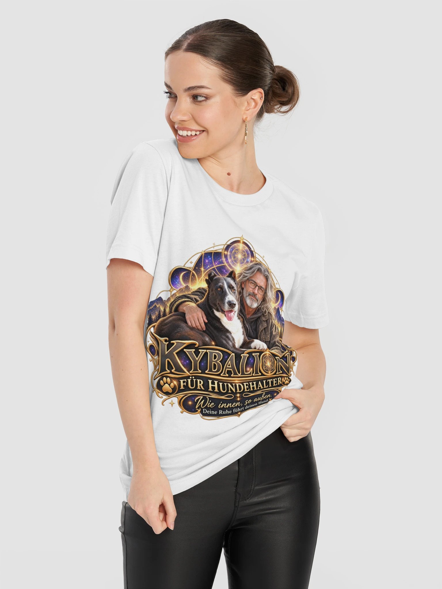 Kybalion für Hundehalter – Wie innen, so außen | Unisex-T-Shirt product image (31)