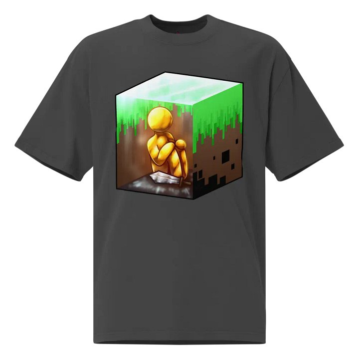 alan becker gold minecraft shirt product image (1)