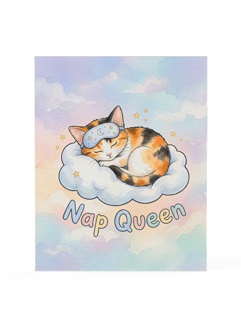 Nap Queen Kitten Poster