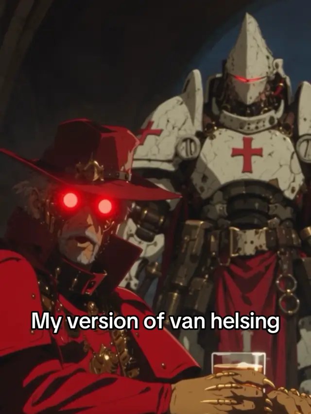 My concept for van helsing in my original techno-magic world. Do you liked that? Watch the full video short on my profile? #fyp #grimdark #darkfantasy #concept #3dprint 