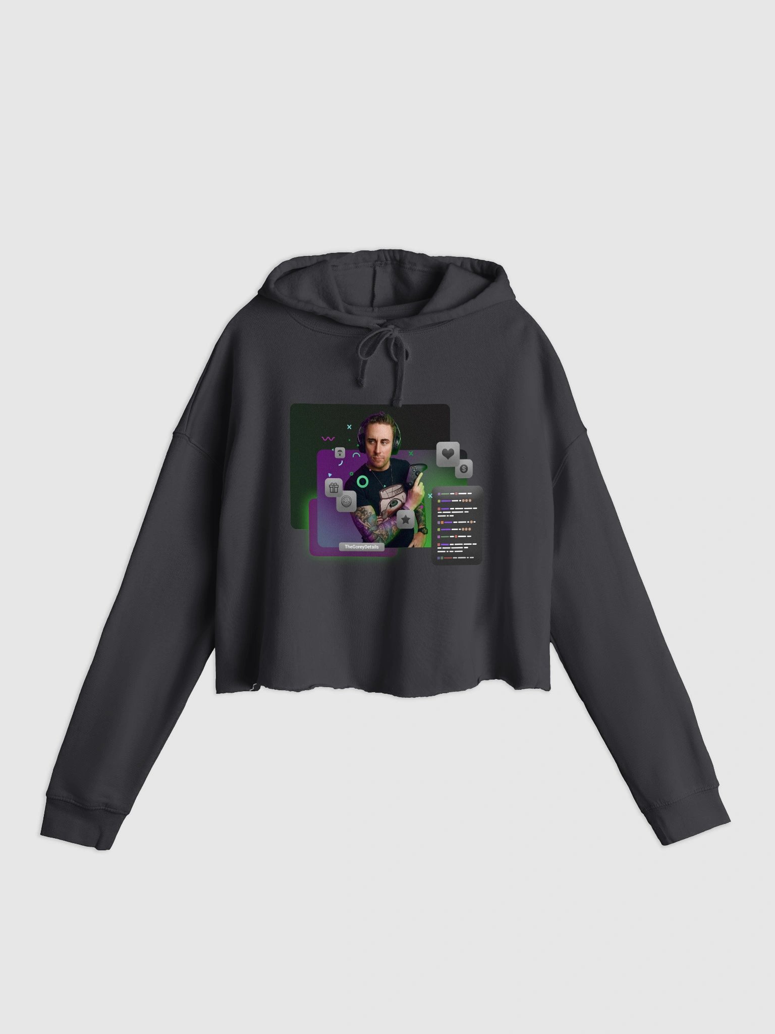 Chat Encouraged - Independent Trading Co. Women’s Lightweight Cropped Hoodie product image (3)