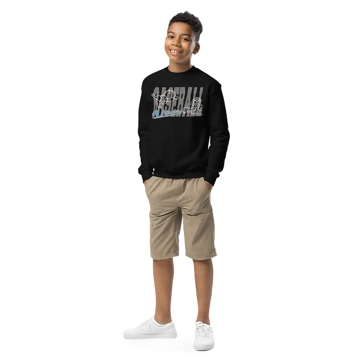 Baseball Cat (Baseball Vibes) - Unisex Youth Sweatshirt product image (1)