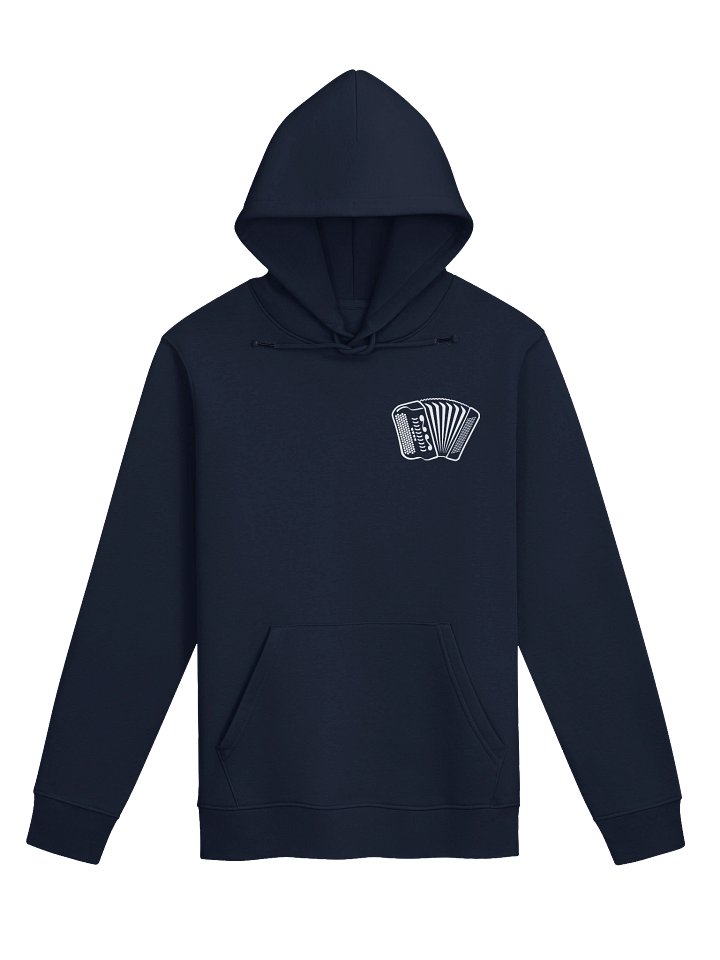 Haitari-huppari pienellä kuvalla / accordion hoodie with small print product image (1)