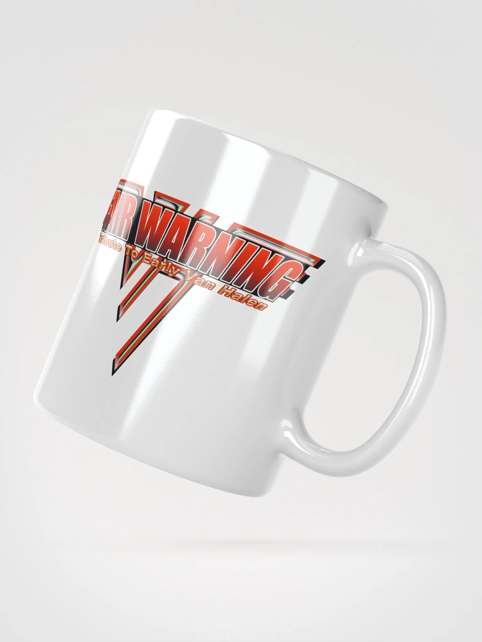 Fair Warning Band White Coffee Mug product image (6)