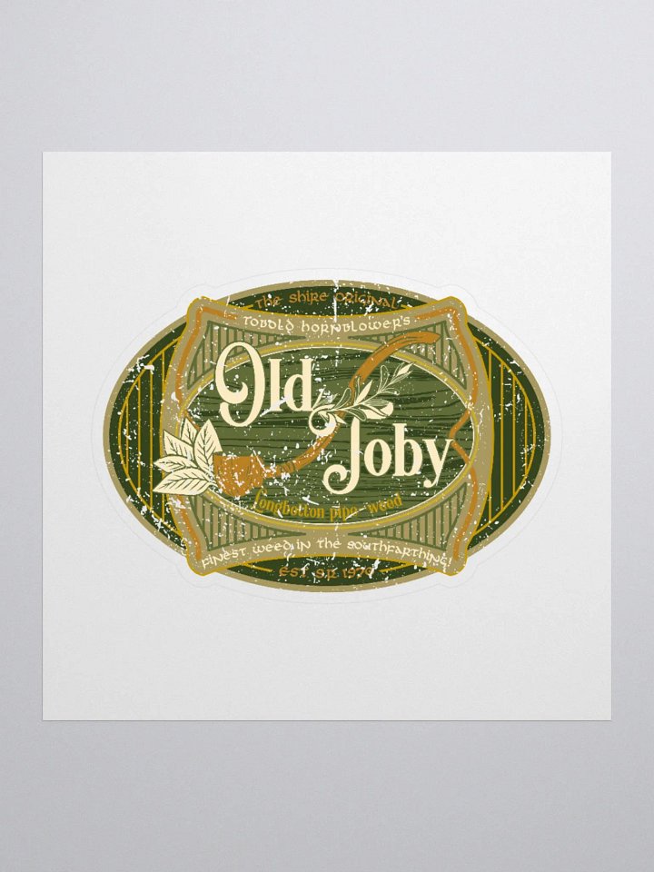 Old Toby Pipeweed Sticker | Lord of the Rings Shire Design product image (2)