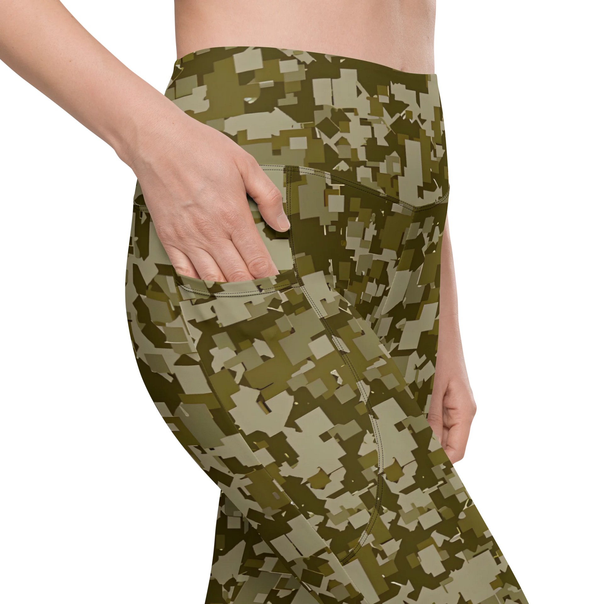 WhamBlam Camo All-Over Leggings with Pockets product image (10)