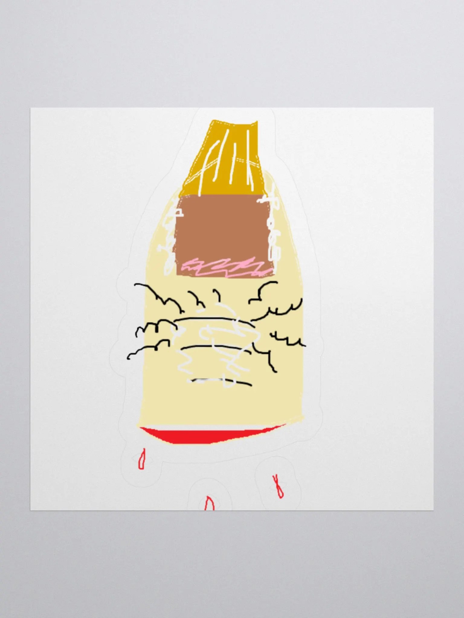 Gross Toe Sticker product image (2)