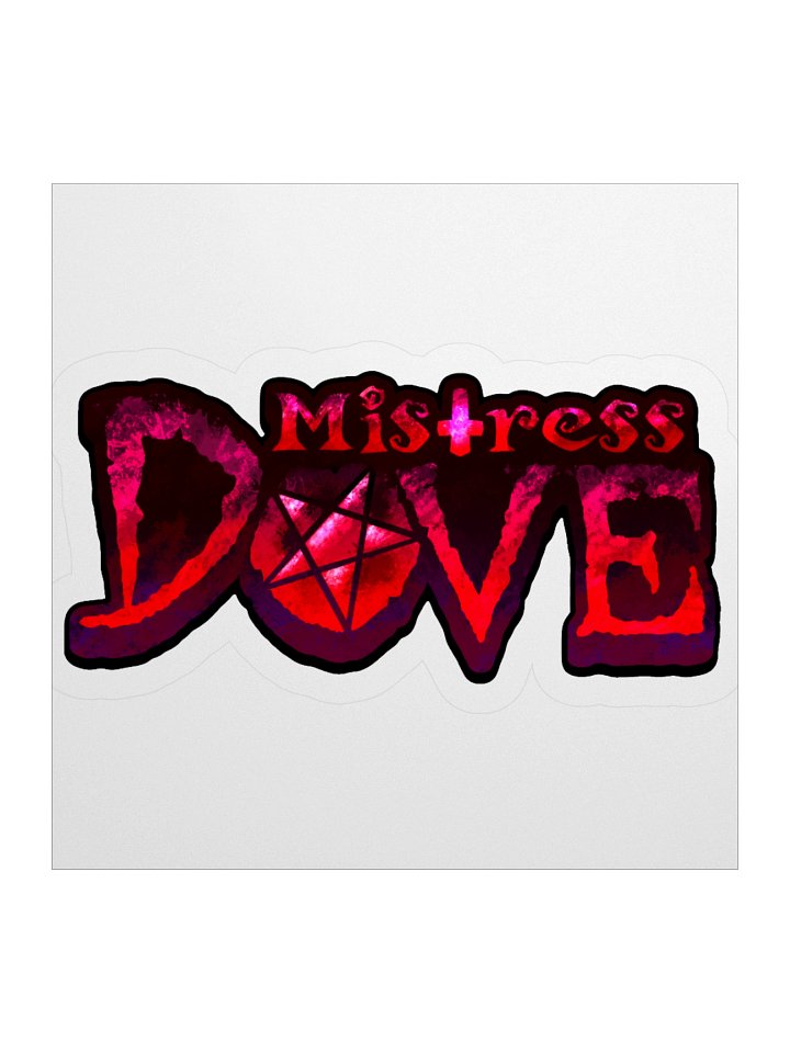 Mistress Dove logo sticker product image (1)