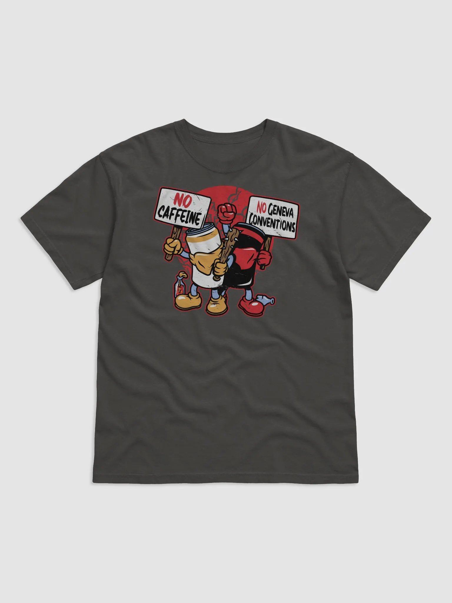 No Caffeine No Geneva Conventions Tee product image (1)