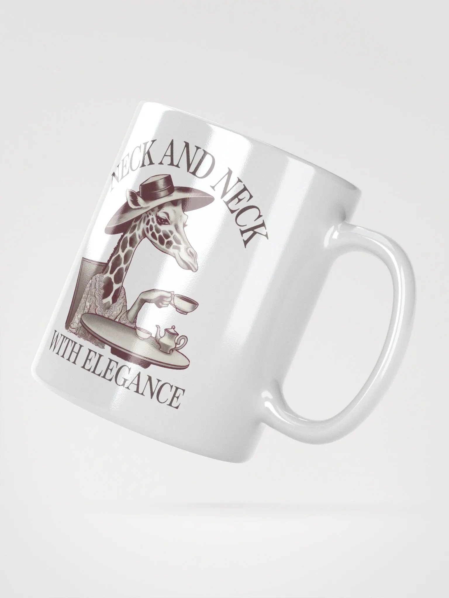 Elegant Giraffe Tea Party Mug product image (4)