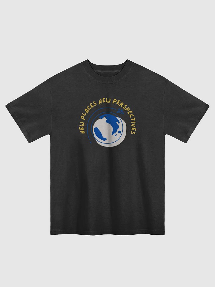 Wanderlust Globe Oversized Tee | new places new perspectives product image (1)