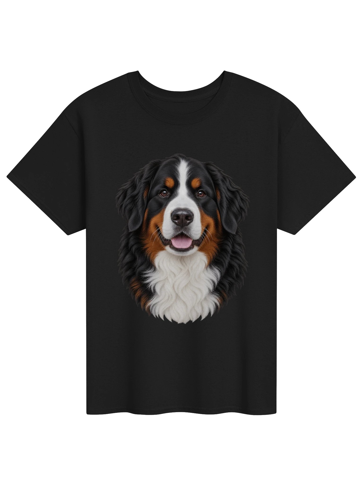 Dog - Bernese Mountain (Face) — Unisex Gildan Heavyweight 100% Cotton T-Shirt product image (1)