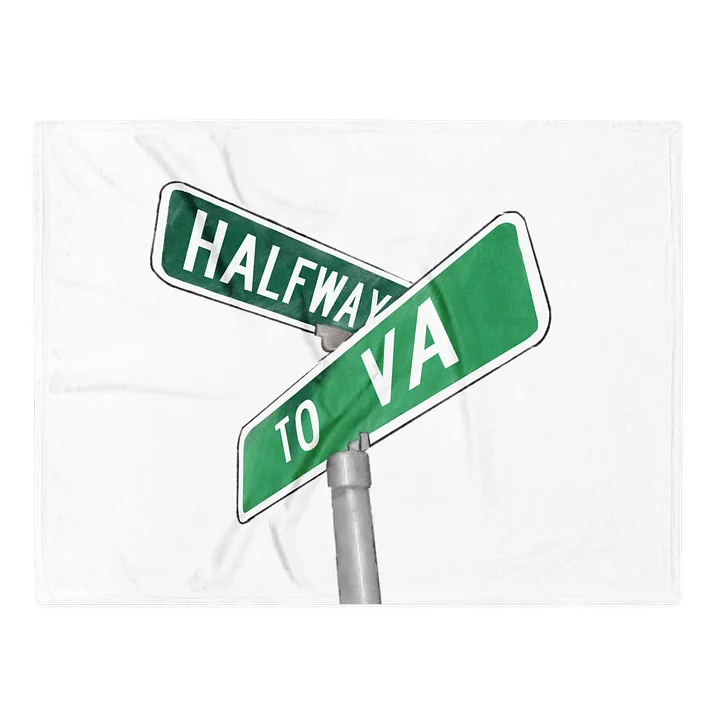 Halfway To VA Throw Blanket product image (2)