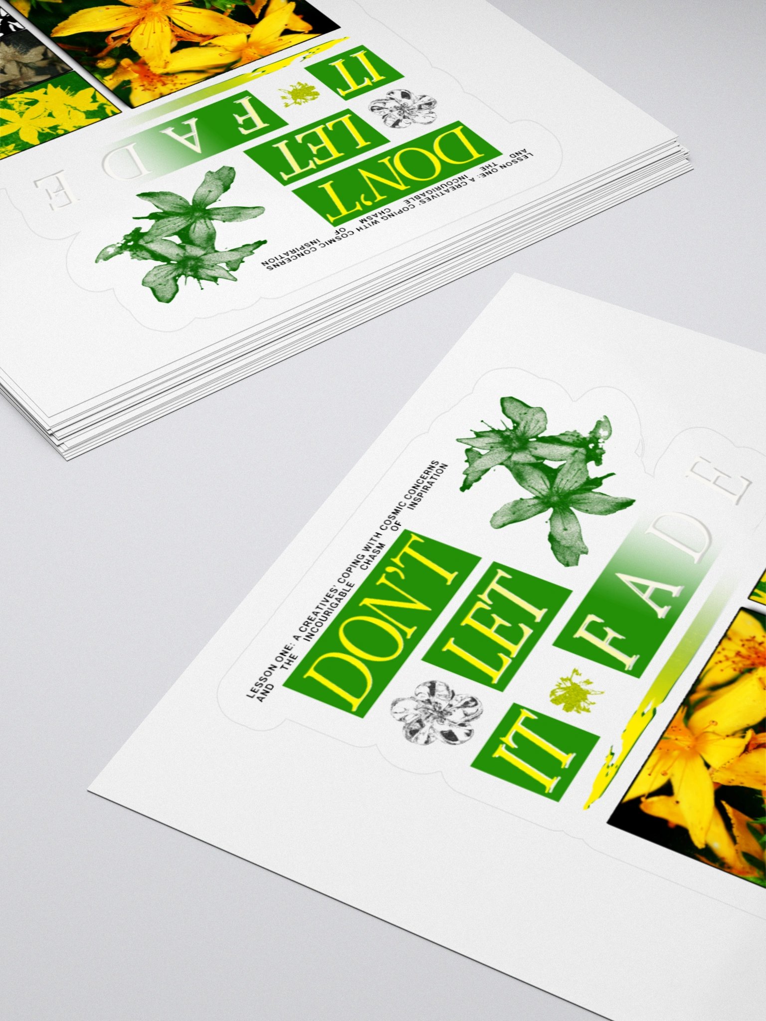 Don't Let It Fade Stickers product image (10)