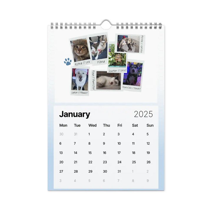 2025 EG Pet Calendar product image (2)