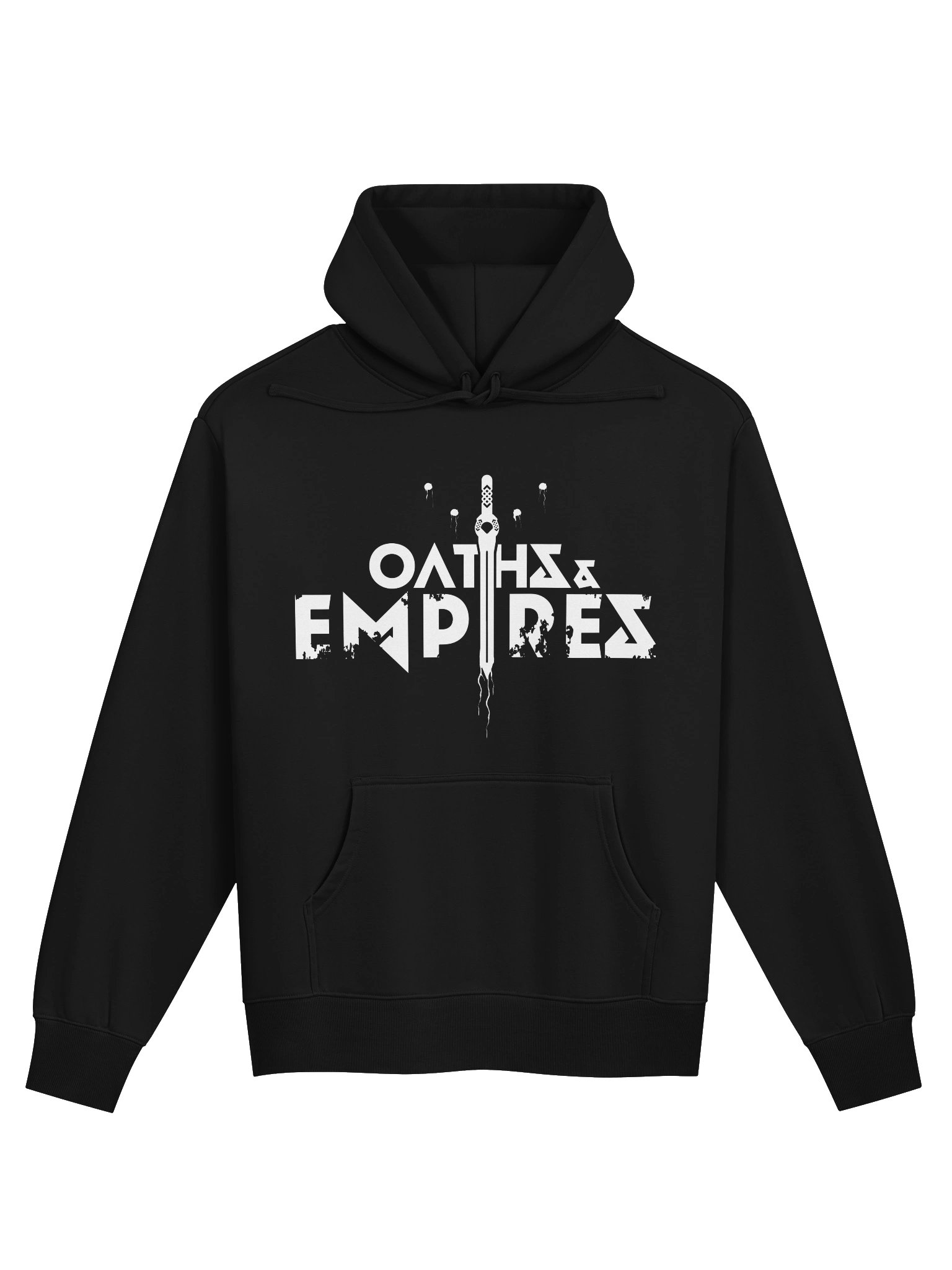 Oaths & Empires Large Logo Black Hoodie product image (1)