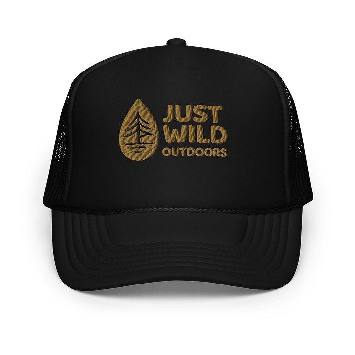 Just Wild Outdoors Old Gold Trucker Hat (In the middle) product image (1)