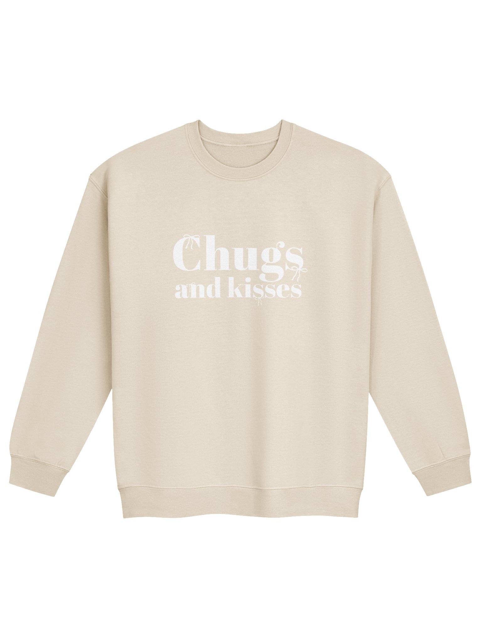 Beige Chugs and Kisses Sweatshirt product image (2)