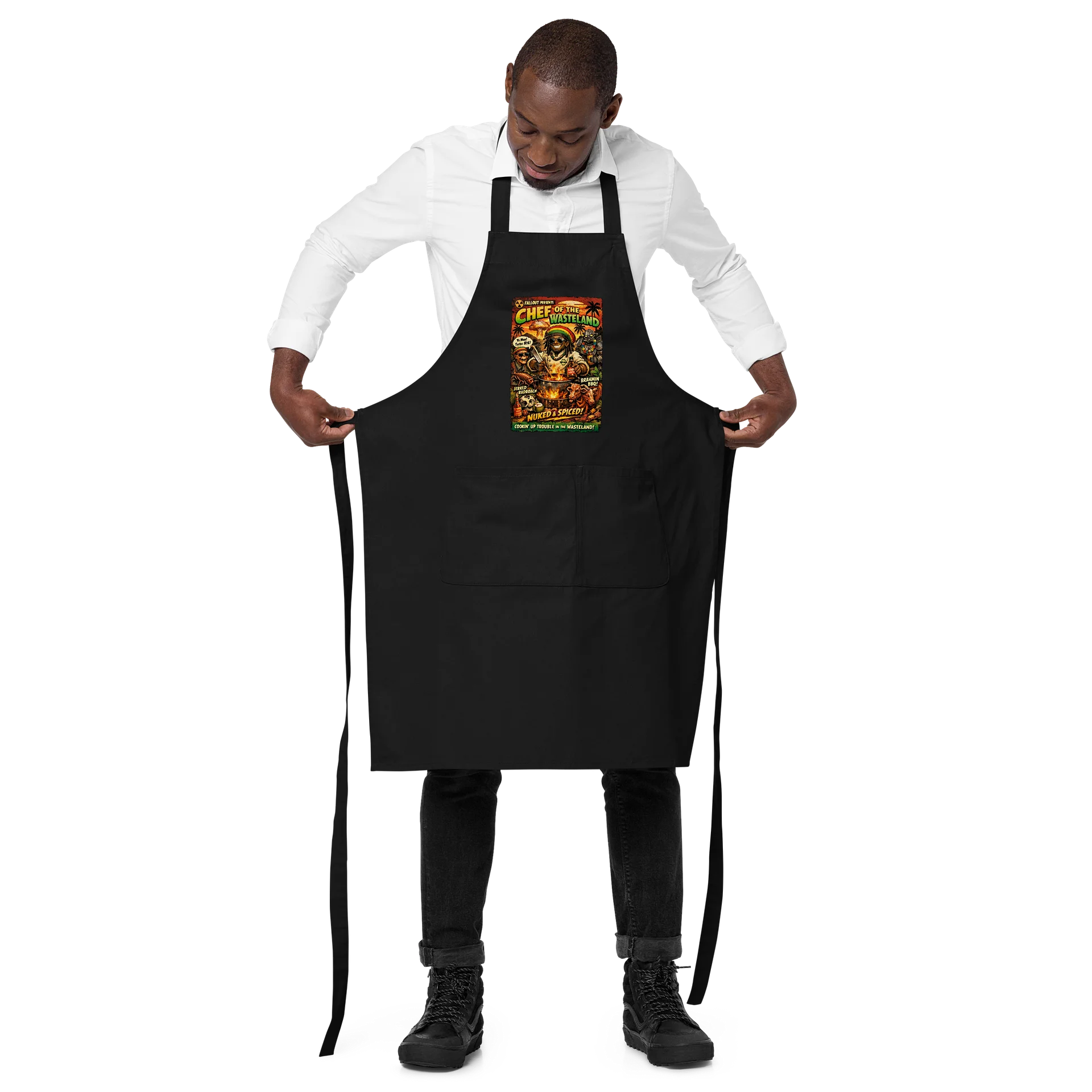 NEKO WEAR™ Chef of the Wasteland Apron — Nuked & Spiced product image (2)