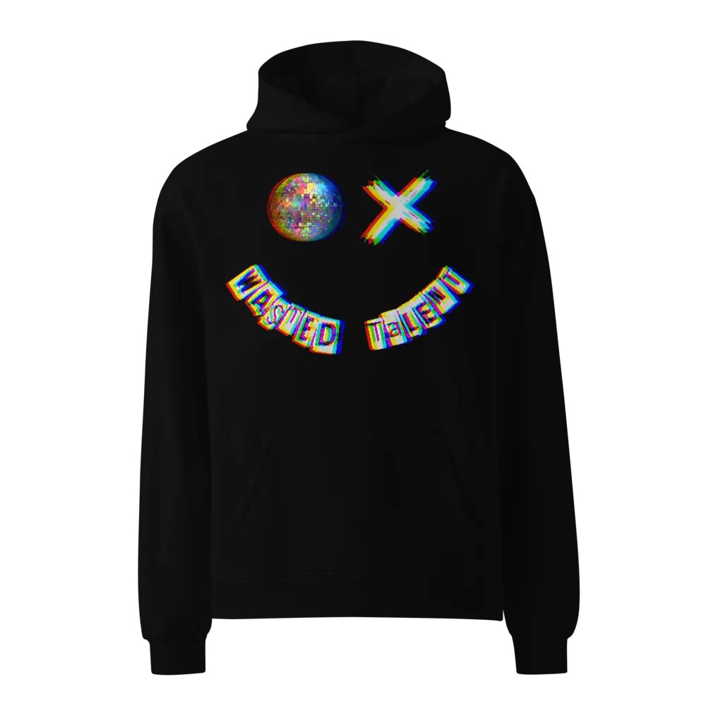 OG WASTED TALENT GLITCH SMILEY PREMIUM HOODIE product image (1)