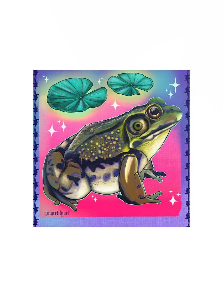 bullfrog print (text free) product image (1)