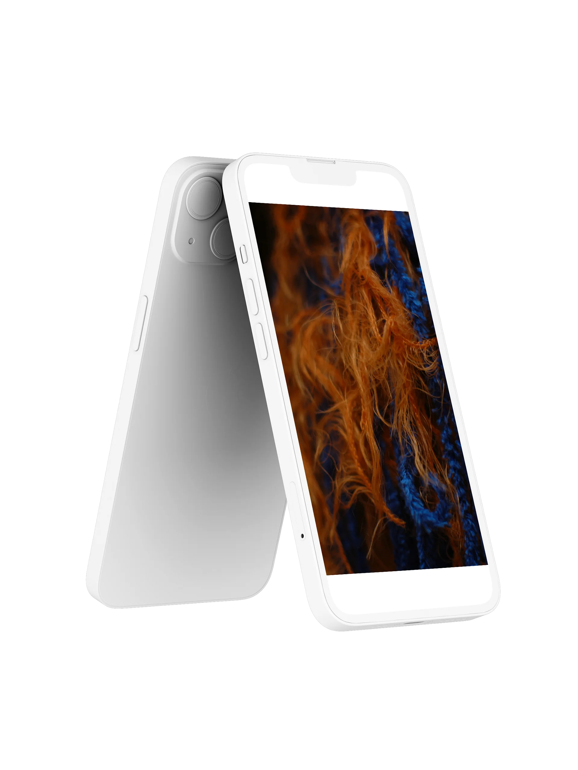 orange yarn — phone wallpaper | from "holding" | eza product image (2)