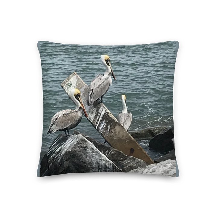Shoreline Serenade Premium Pillow product image (1)