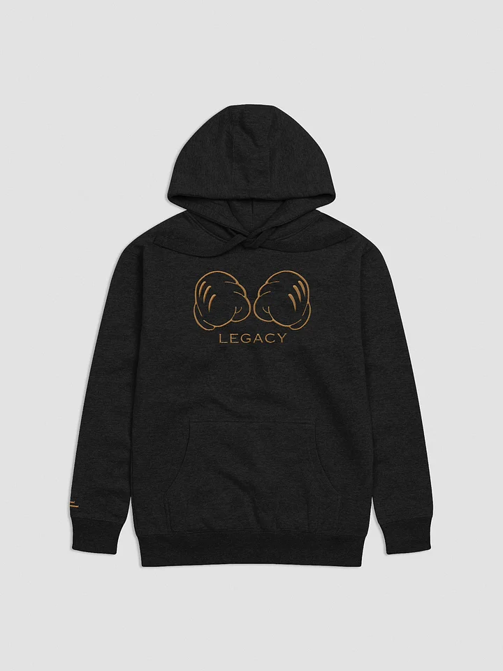 Golden Legacy Fists Hoodie | Black product image (1)
