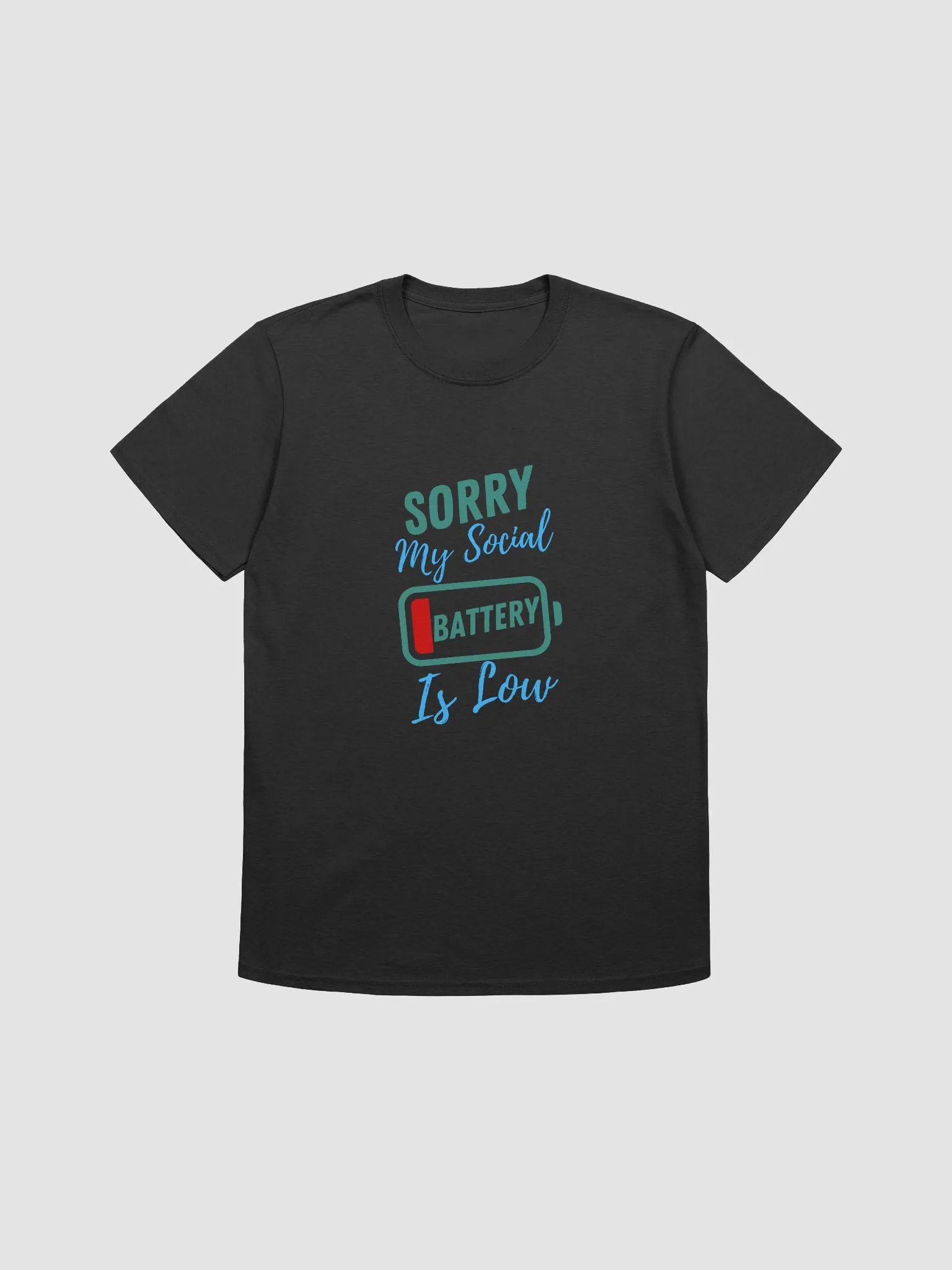 Low Battery Social Life T-Shirt product image (1)