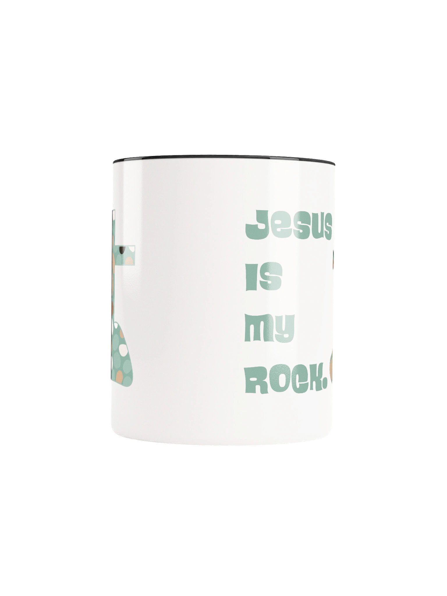 Jesus Is My Rock — Sage Cross Mug product image (18)