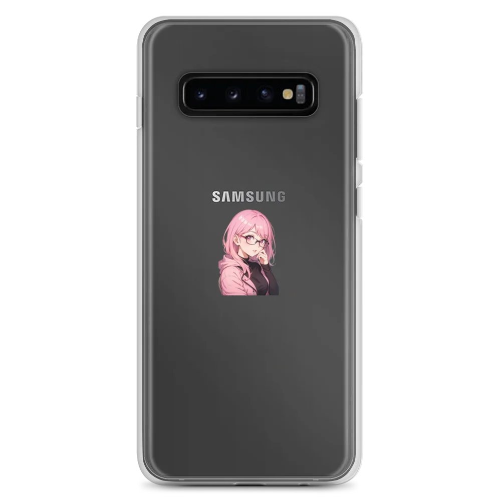 (PINK WAIFU) K Clear Case for Samsung product image (1)