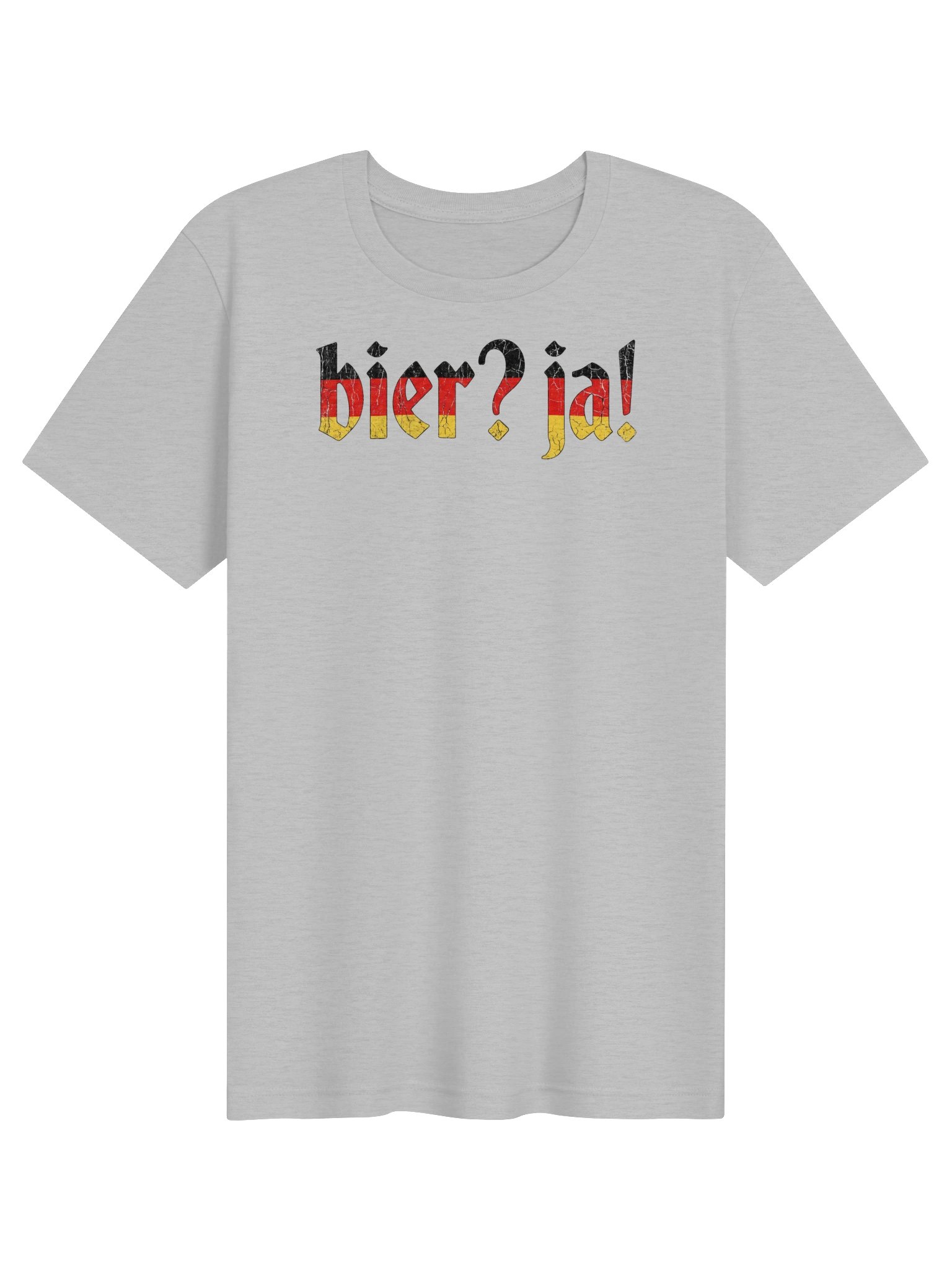 Bier? Ja! Funny German Oktoberfest Shirt — Vintage German Flag Beer Tee product image (1)
