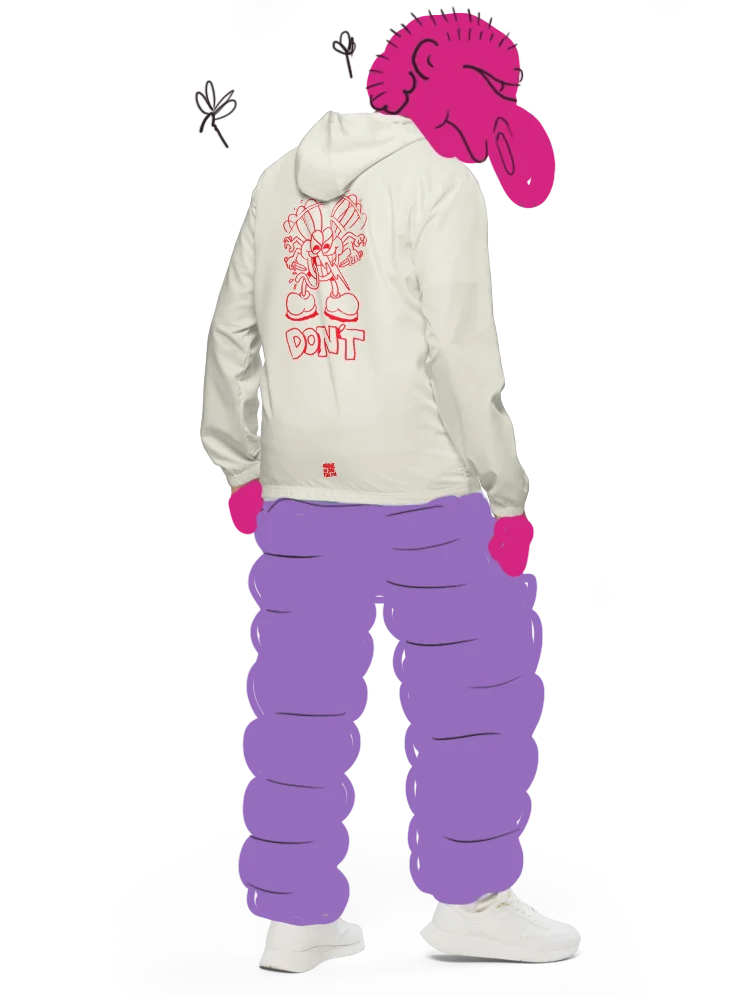 "Don't" windbreaker product image (1)
