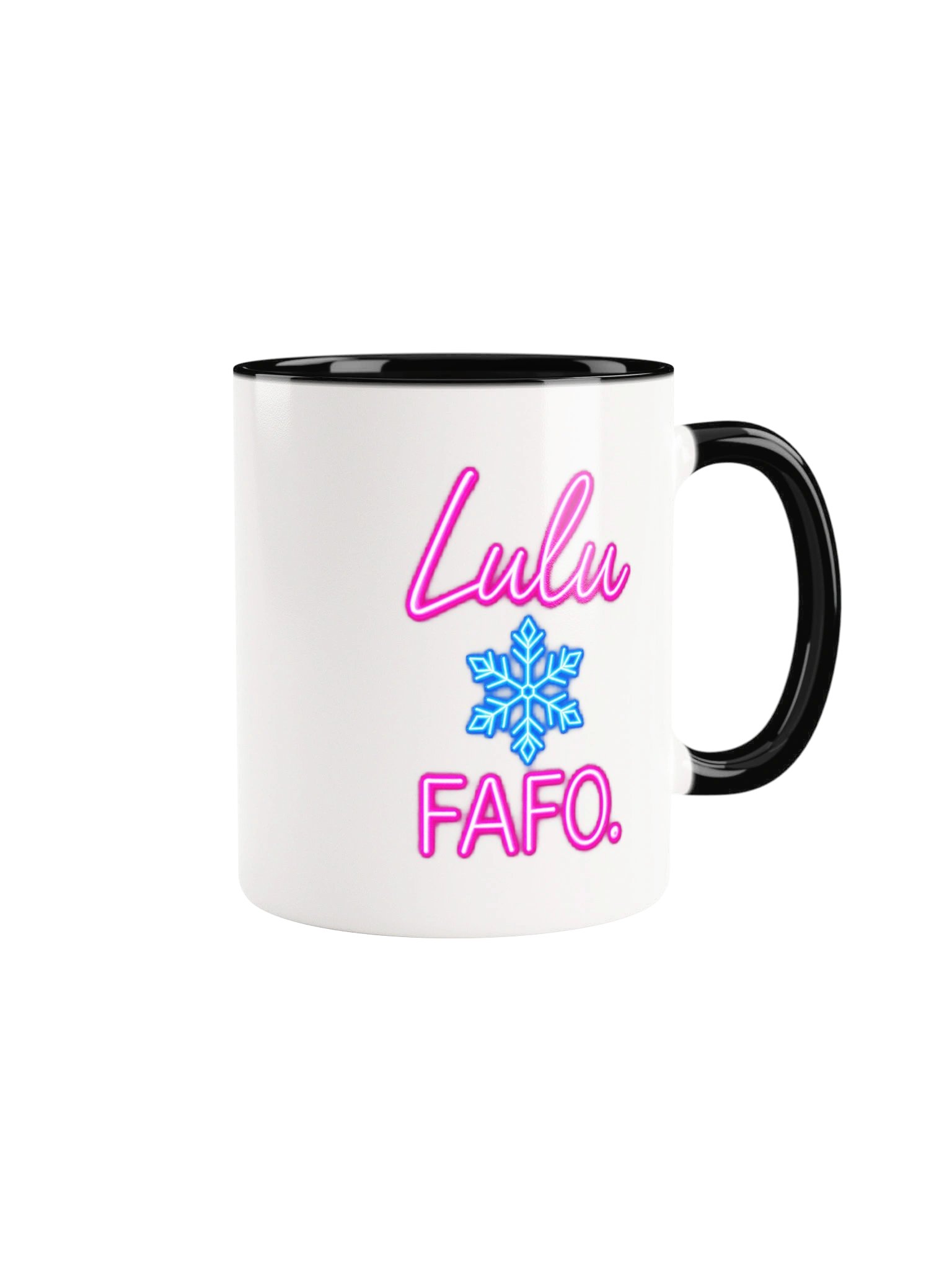 Lulu FAFO Snowflake Mug product image (1)