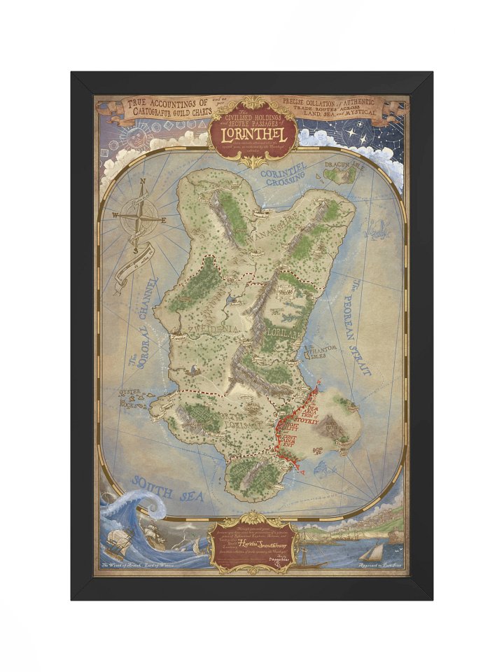 Map - Lorinthel - Framed product image (1)