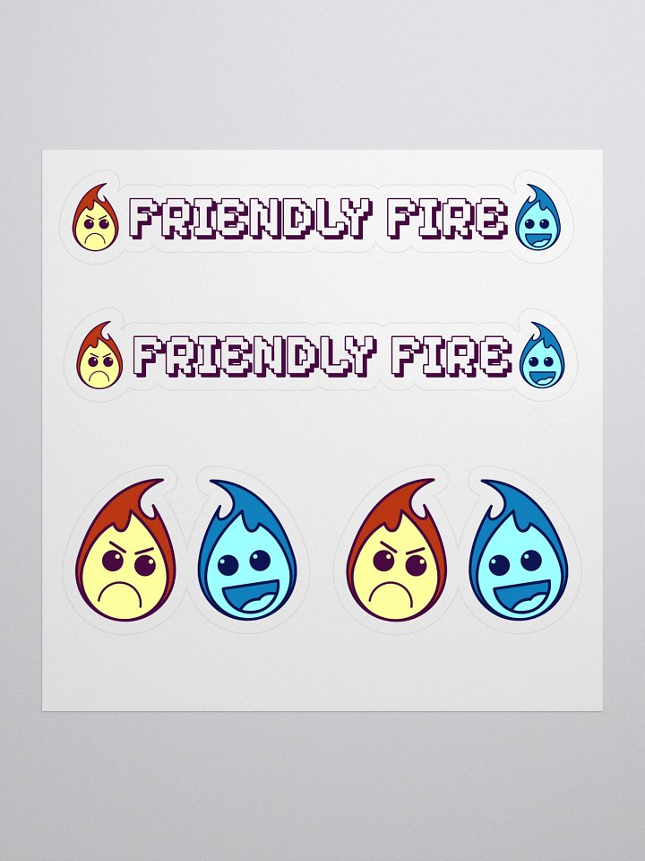 Friendly Fire Sticker Set product image (1)