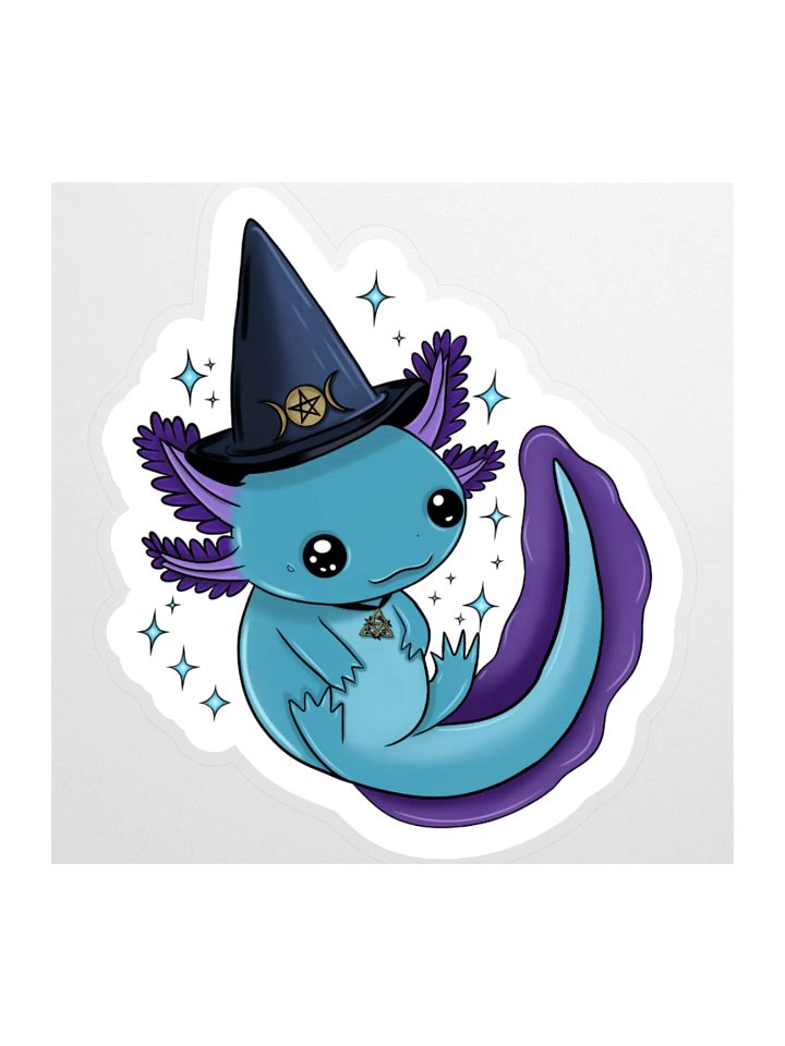 Whimsical Wicca Kiss-Cut Stickers - Axolotl product image (3)