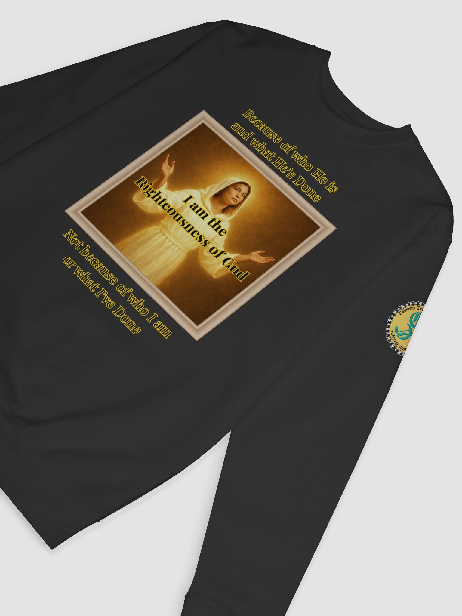 I am the Righteousness of God (Female) Cotton Heritage Premium Sweatshirt product image (20)