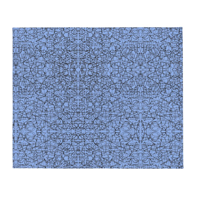 No Rockin' Angel Throw (Blue) product image (9)