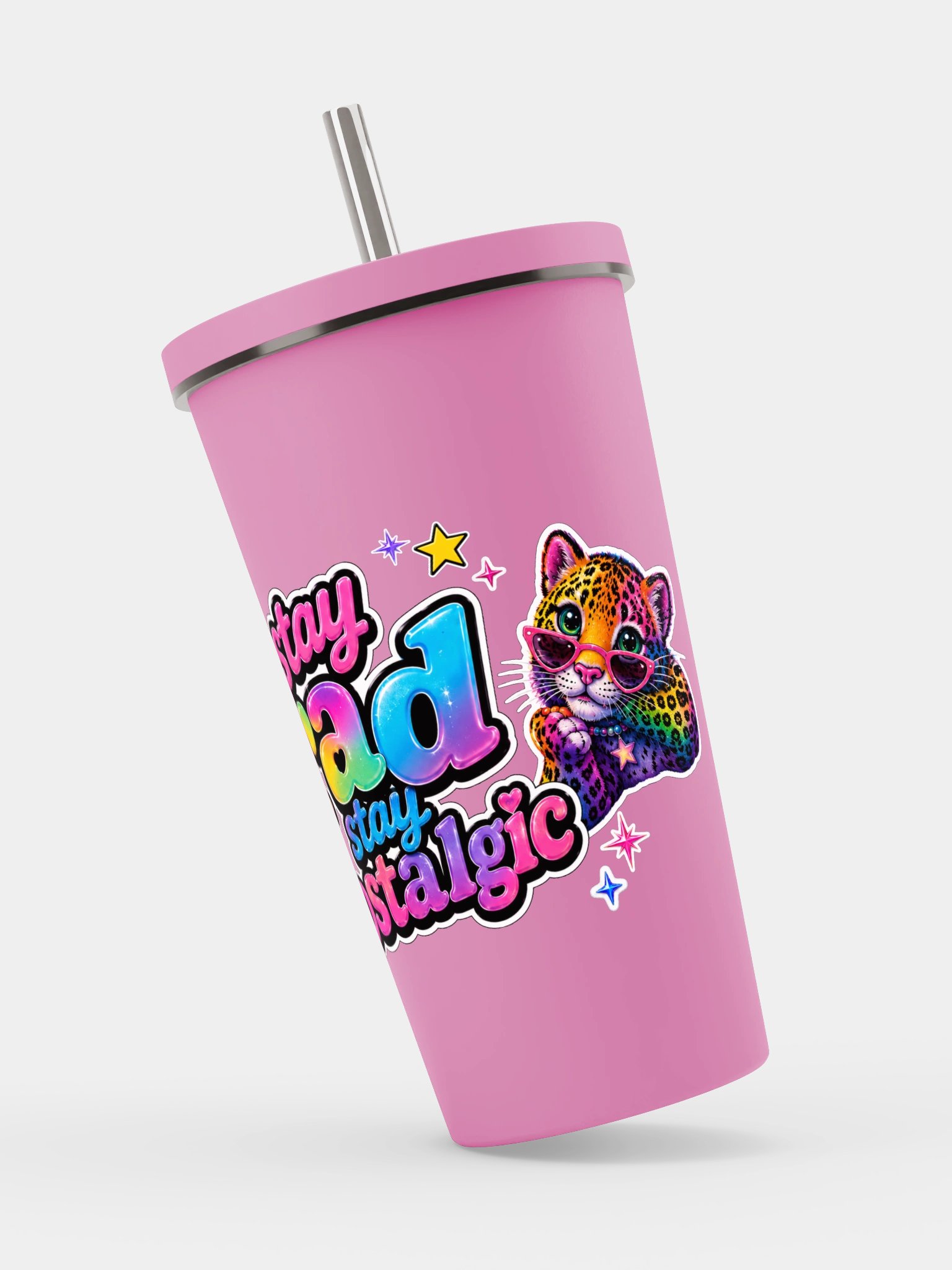 STAY RAD RAINBOW TUMBLER product image (2)