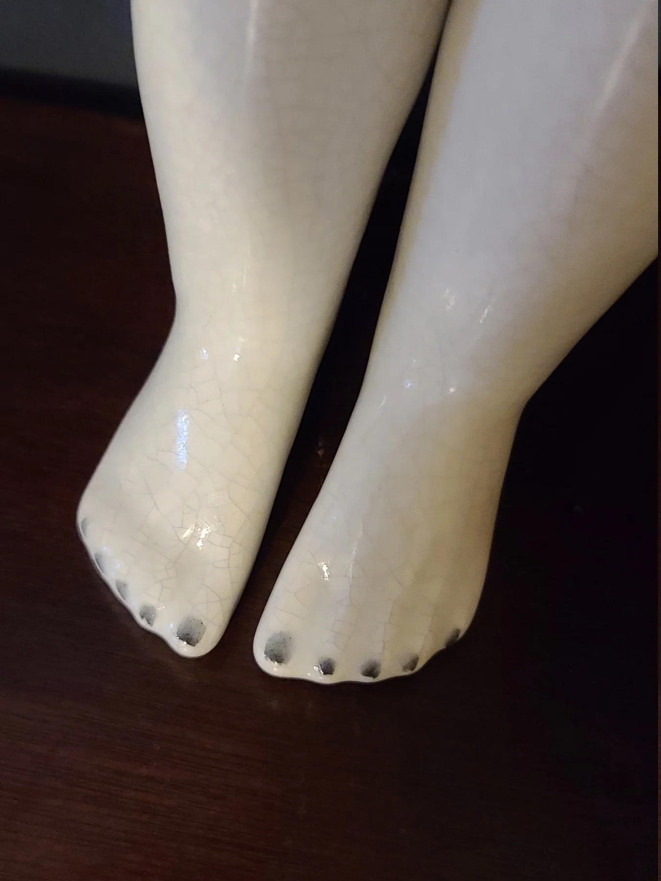 Two foot tall doll, ceramic doll, MADE TO ORDER "Dainty Vamp" product image (4)