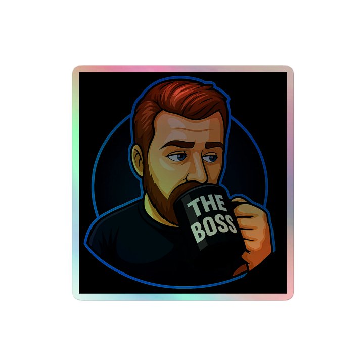 Tea sipping Sticker product image (2)
