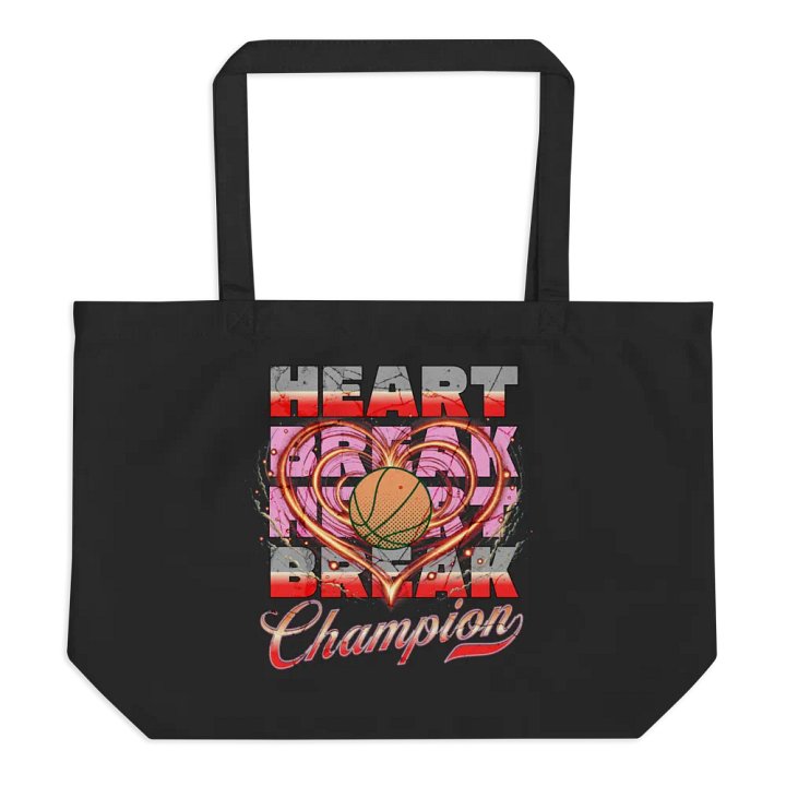 Heart Break Champion Basketball Tote Bag product image (1)