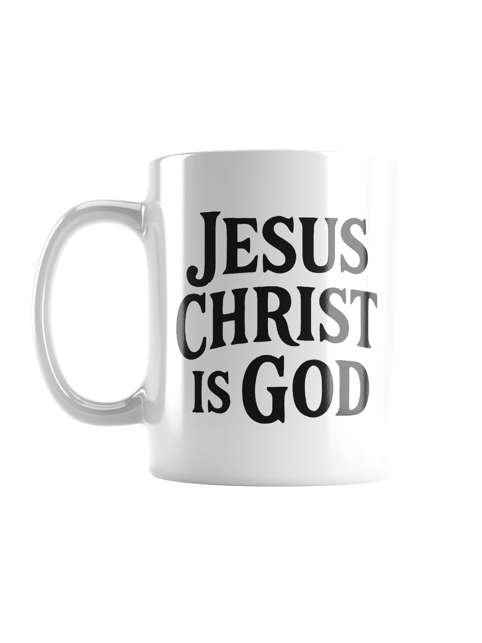 Jesus Christ Is God White Glossy Mug product image (1)