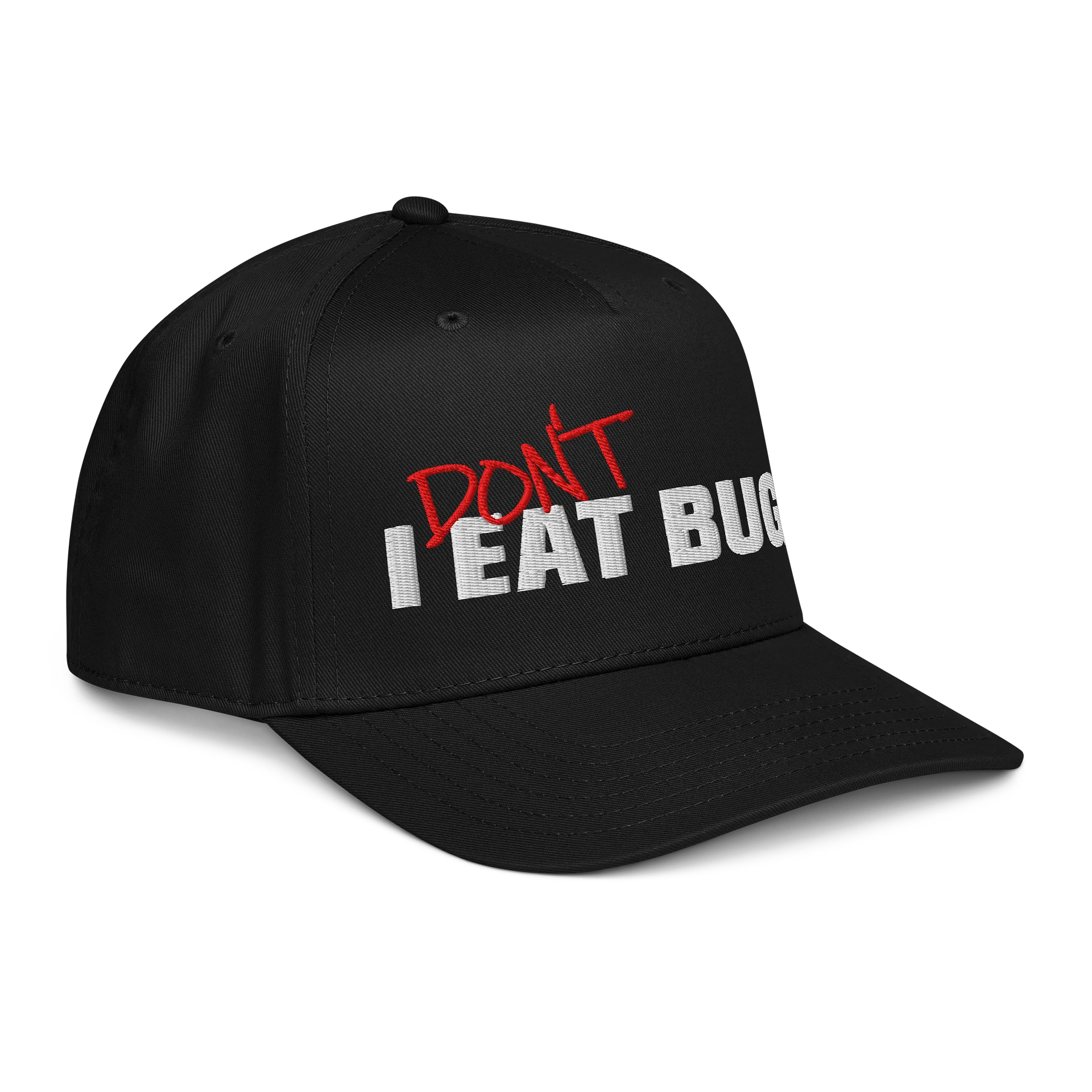 'I DON'T EAT BUGS' Embroidered Trucker Hat product image (3)
