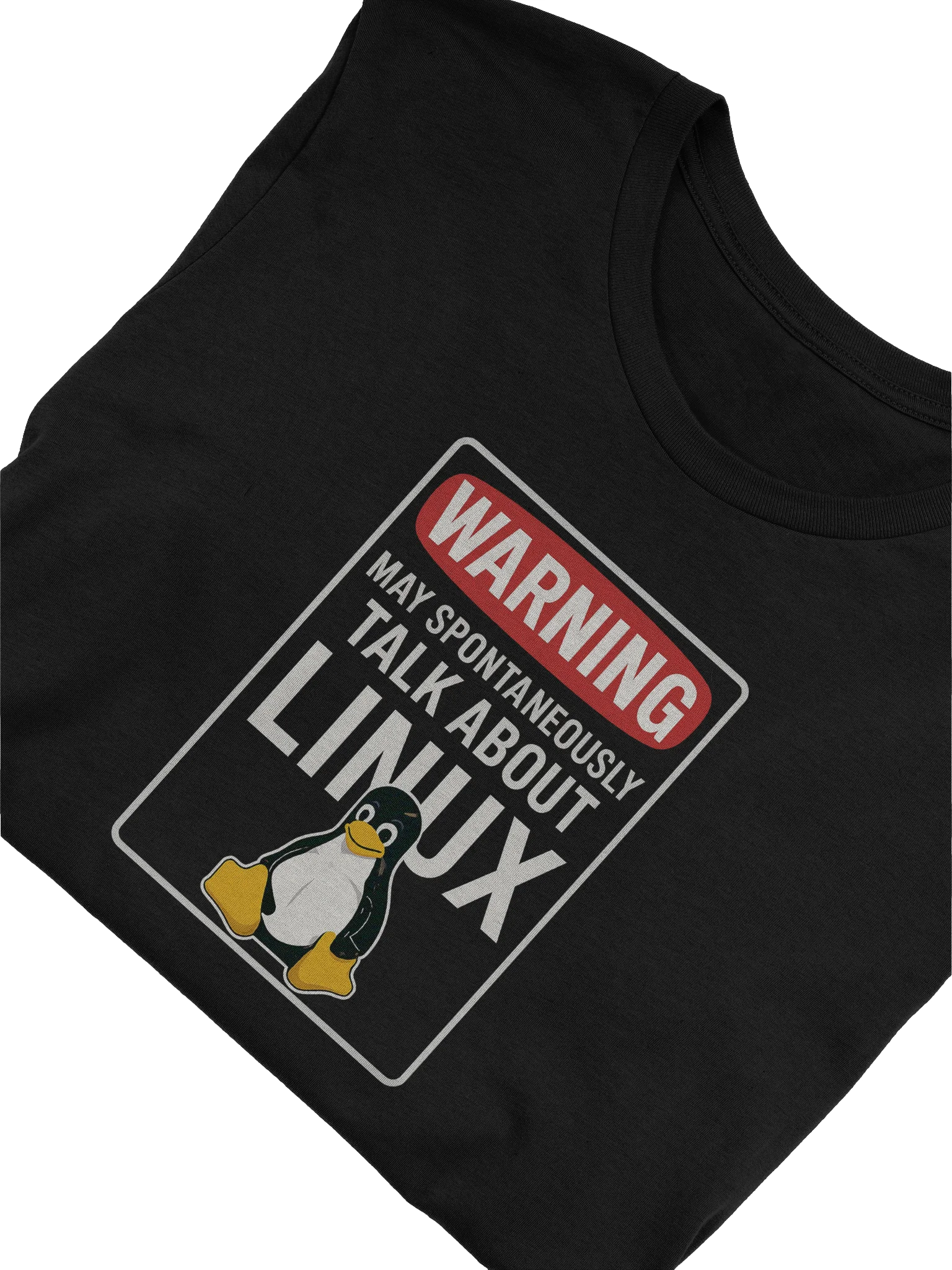"May Spontaneously Talk About Linux" T-Shirt product image (3)