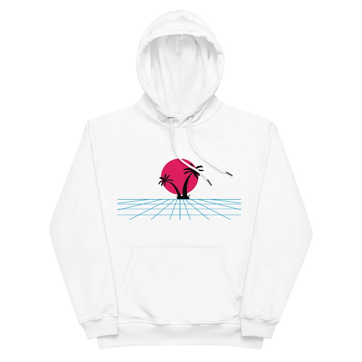 Sunset Synthwave Eco Hoodie product image (2)