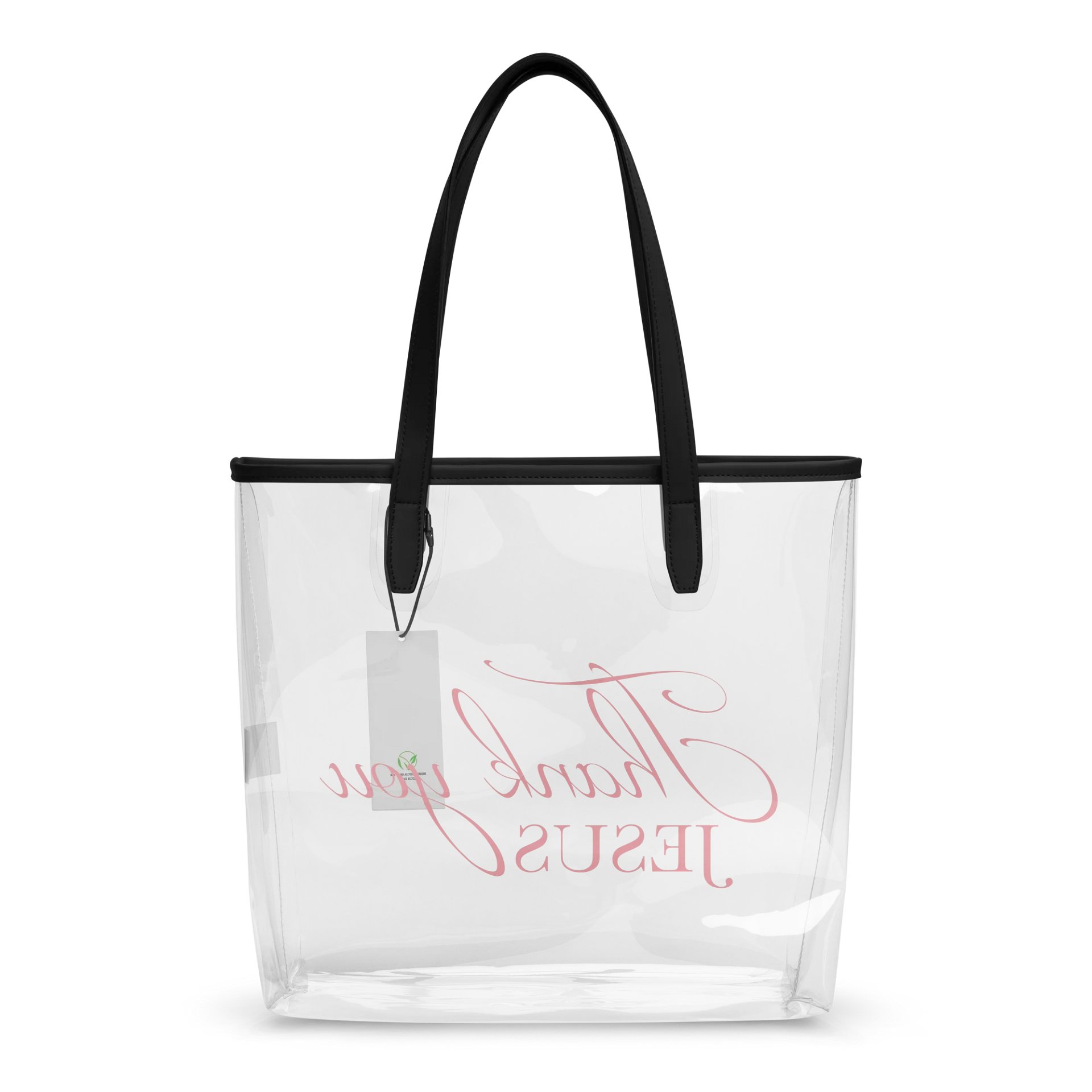 Divine Script Clear Tote Bag product image (2)