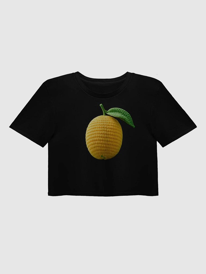 CozyAvocado Women's Premium Lemon Crop Top #4 product image (1)